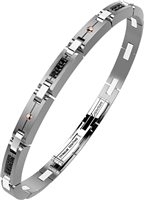Armband Zancan Herr Hi Teck in Stahl Spinello EHB444 - EHB444
